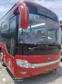 Red Diesel LHD Used Yutong Buses 68 Seats With Manual Transmission