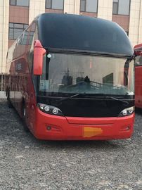 55 Seat Higer Red Travel Used Passenger Bus KLQ6147 Diesel Left Hand Steering 2013 Year