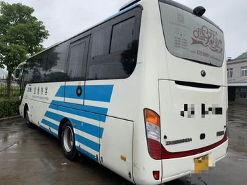ZK6858 Series Yutong City Bus , White 19 Seater Bus Diesel Left Hand Steering 2015 Year