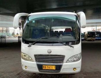 19 Seater Mini Buses Used Coach Bus Euro IV Diesel Engine Dongfeng Brand