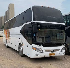 59 Seats Diesel Used Yutong Buses Max Speed 100km/H White 2014 Year ZK6127