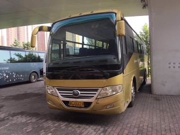 Diesel Front Engine Used Yutong Bus ZK6112D 52 Seats Yellow Left Hand Drive Model