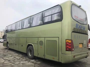 2014 Year Beifang Used Coach Bus 6128 Model 57 Seats WP Engine Middle Door With Airbag / Toilet