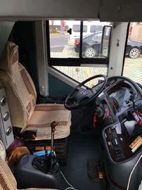 Strong Engine Large Used Commercial Bus 71 Seats Diesel Back Double Axles With AC Two Floor