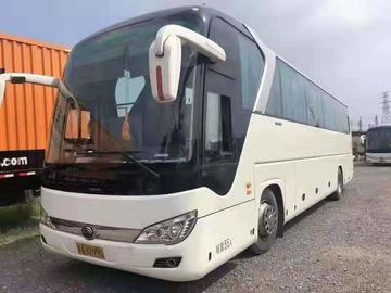Yutong 6122 Series 55 Seats Second Hand Coach Bus Diesel LHD 2017 Year White Color Luxury Seats With Automatic Door