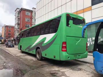 Front Engine Green Used Tour Bus 51 Seats Two Doors LHD / RHD Support Diesel 2010 Year