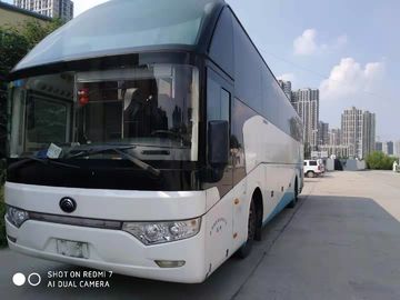 Large Compartment 50 Seats Used Yutong Buses Double Door 12000mm Bus Length