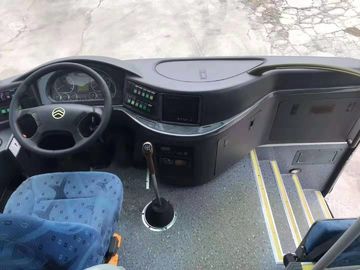 33 Seats 2014 Year Used Travel Bus Used Motor Coaches Blue Color 3300mm Bus Height