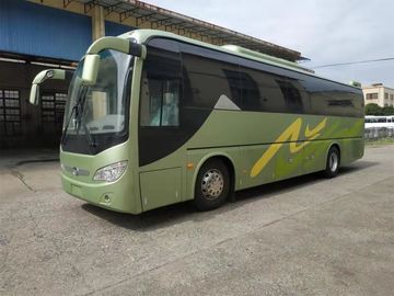 63 Seats Diesel Engine Bus Double Back Axle Left Hand Drive 110km / H Max Speed