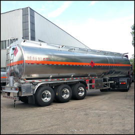 Tri Axles Aluminium Trailer Tanker Oil Fuel Diesel Transport Tank 12 Wheels