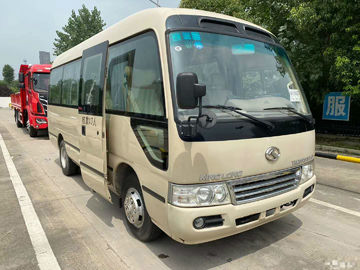 Diesel 19 Seat 2016 Year Kinglong 85kw Used Coach Bus Coaster