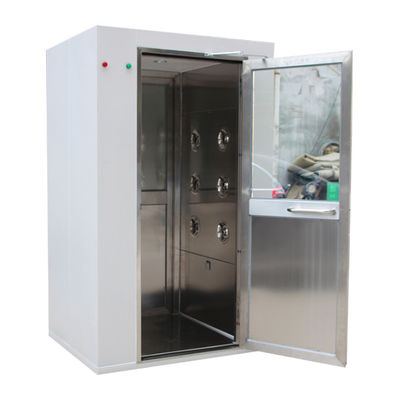 Swing Door Cold Rolled Cleanroom 1.6Kw Air Shower Room