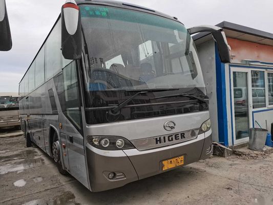 12m Airbag Chassis KLQ6125 53 Seats Used Higer Bus Euro III Coach Bus