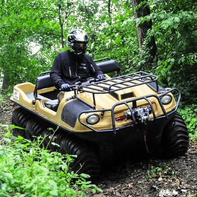 8 Wheels Drive Flood Rescue Amphibious Vehicle For Lake