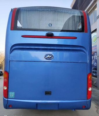 Higer KLQ6129 53 Seats Rear Engine Used Coach Bus Double Doors Steel Chiassis
