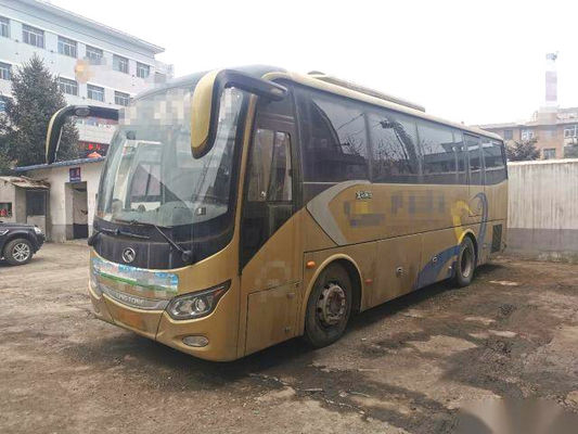 38 Seats Yuchai Rear Engine Six Cylinders 270hp Euro V Airbag Chassis Left Steering Kinglong XMQ6901 Used Tour Bus