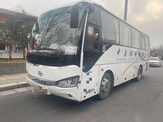 Used Higer Bus Model KLQ6882 39 Seats Steel Chassis Used Passenger Bus Yuchai Rear Engine 162kw Single Doors Left Steer