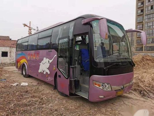 Yutong ZK6107 Used Coach Bus For Africa Steel Chassis 47 Seats Left Steering Euro III Good Condition Low Kilometer
