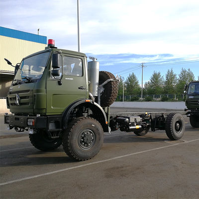 Beiben All Drive 6 Wheel Off Road Truck Chassis 420HP For Bad Road
