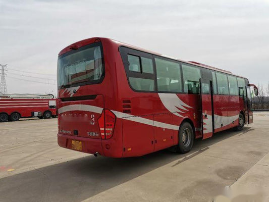 ZK6122 Used Coach Bus Yutong Brand 55 Seats 2017 Low Kilometer Rear Engine Steel Chassis VIP Seats