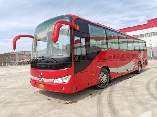 ZK6122 Used Coach Bus Yutong Brand 55 Seats 2017 Low Kilometer Rear Engine Steel Chassis VIP Seats