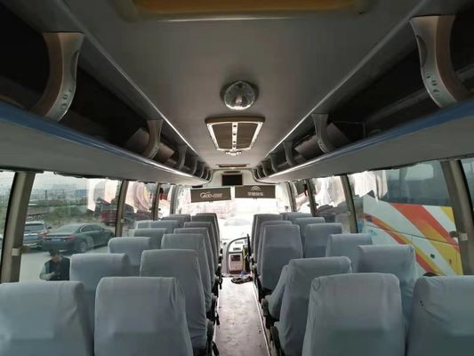 47 Seats Used Yutong ZK6107 Bus Used Coach Bus 2014 Year 100km/H Steering RHD