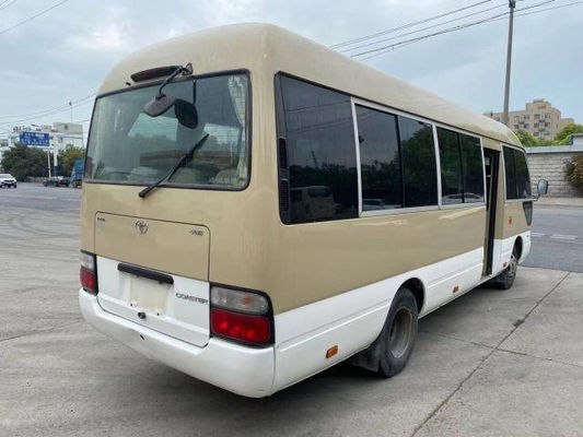 2011 Year 18 Seats Used Coaster Bus , LHD Used Mini Bus Toyota Coaster Bus With 2TR Gasoline Engine , Left Steering