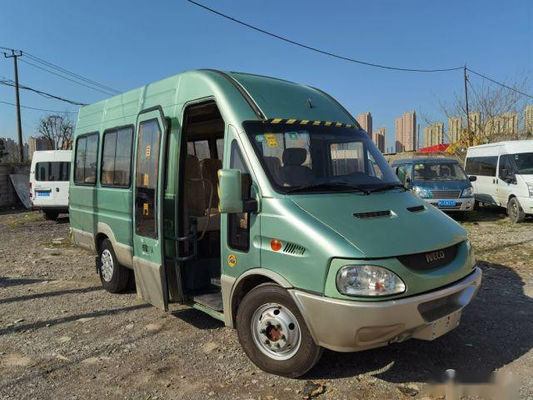 Used Mini Bus 17 Seats Brand 2.8T Diesel Engine Electric Gate Euro III