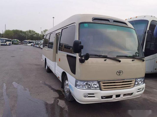 Used Toyota Bus Coaster 20 Seats Gasoline Left Hand Drive Used Passenger Bus Low Kilometer