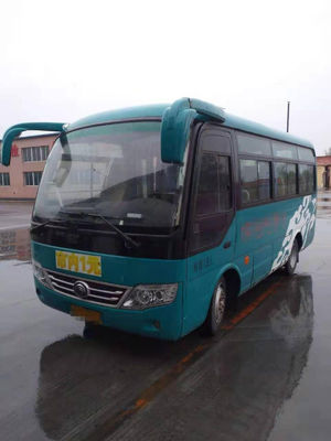 Used Mini Bus Yutong ZK6609D 19 Seats Diesel Front Engine Steel Chassis Euro V Left Hand Drive Used Passenger Bus