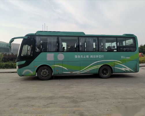 Used Tour Bus Yutong ZK6858 34 Seats Steel Chassis Air Suspension Yuchai 162kw