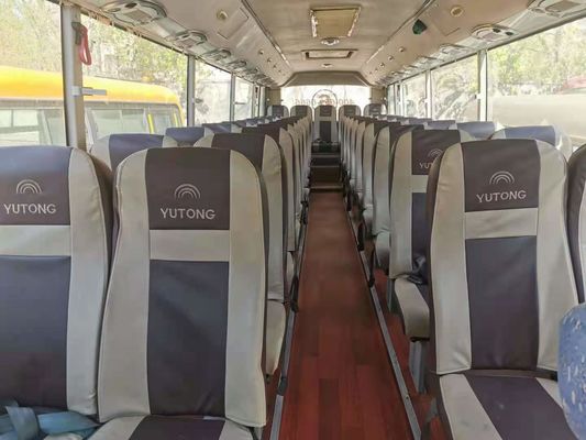 Used Tour Bus Yutong ZK6999 45 Seats Rear Engine 177kw Passenger Bus LHD Airbag Chassis