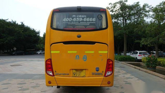 Used Yutong Bus ZK6107 49 Seats Left Steering Airbag Chassis Yuchai Rear Engine Low Kilometer