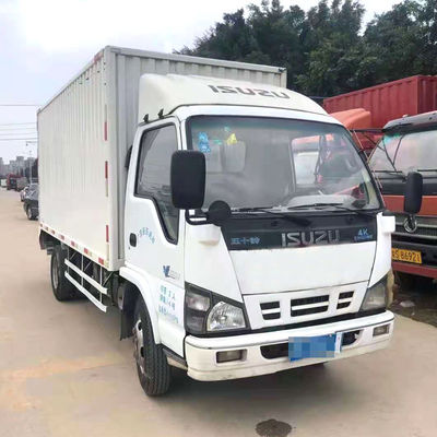 Second Hand 4.2m Van Used Light Duty 4x2 Isuzu 10 Ton Diesel Cargo Truck
