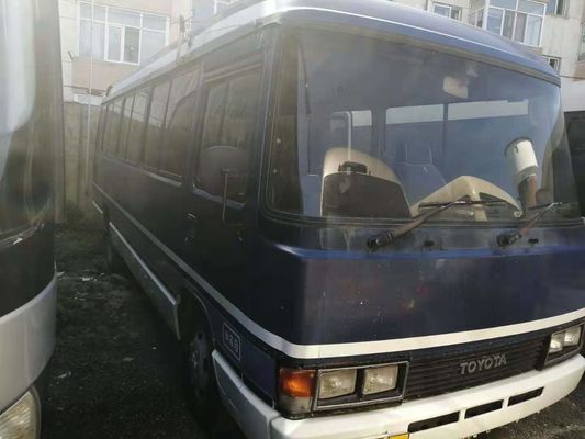 Right Hand Drive Used Coaster Bus Toyota Brand 23/29seats Low Kilometer 1hz Engine