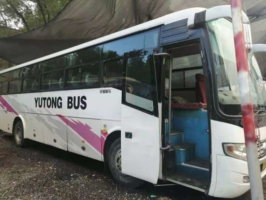 54 Seats 2010 Year Used Yutong Bus ZK6112D Diesel Front Engine LHD Driver Steering No Accident