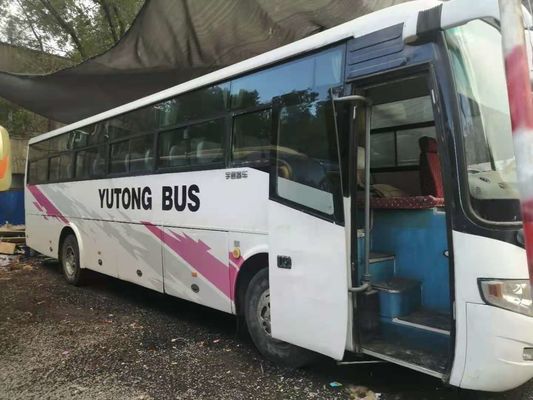 54 Seats 2010 Year Used Yutong Bus ZK6112D Diesel Front Engine LHD Driver Steering No Accident