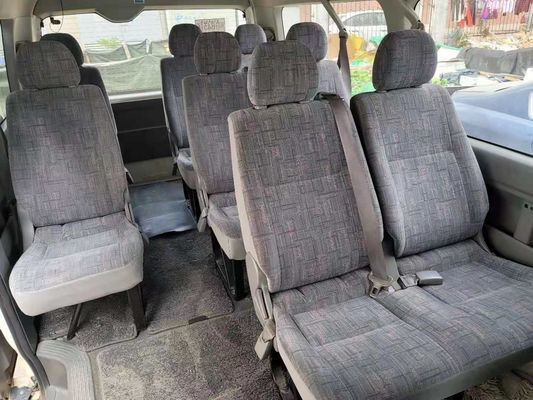 10 Seats Diesel Toyota Used Mini Bus With Gasoline Engine AC Equip No Accident 2013 Year