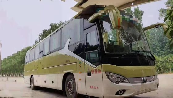 Used Yutong Coach ZK6120 50 Seats 2020 Year Used Passenger Bus Double Doors Low Kilometer