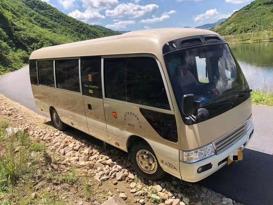 Used Mini Bus Toyota Coaster 15B Engine 23/29 Seats Used Passenger Bus Low Kilometer