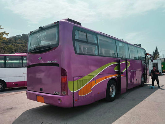 Used Kinglong Bus XMQ6117 44 Seats Rear Engine Double Doors Airbag Chassis Used Coach/Tour Bus