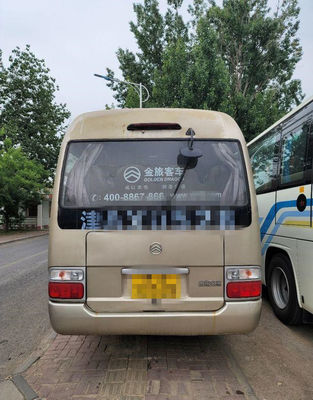2015 Year 22 Seats Used Golden Dragon Coaster Bus , Used Mini Bus Coaster Bus 86kw With Luxury Seats