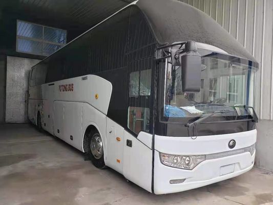 Used Yutong Coach ZK6122 53seats Double Doors Euro III Yuchai Engine Low Kilometer Used Tour Bus Airbang Chassis