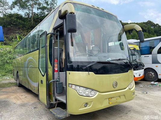 Golden Dragon Used Coach Bus 47 Seats Hino J08E Engine Steel Chassis Euro III Single Doors