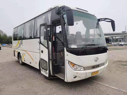 Used Higer Bus KLQ6808 35 Seats Yuchai Rear Engine 140kw Used Coach Bus Steel Chassis Low Kilometer