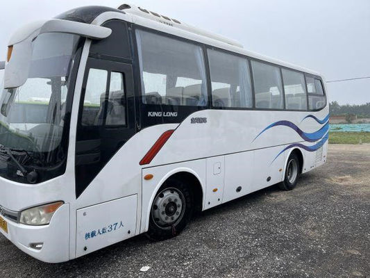 Used Kinglong Bus XMQ6859 37 Seats Steel Chassis Single Door Yuchia Rear Engine Euro III Used Tour Bus
