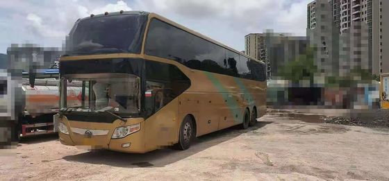 65 Seats 2010 Year Used Yutong Bus ZK6147D Diesel Engine Double Axle LHD Steering