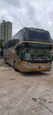 65 Seats 2010 Year Used Yutong Bus ZK6147D Diesel Engine Double Axle LHD Steering