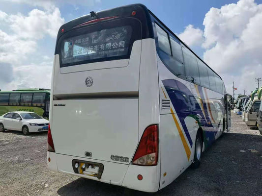 Used Golden Dragon Bus XML6125 Used Tour Bus 55seats Yuchai Rear Engine 127kw Euro IV Double Doors