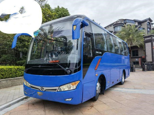 Used Tour Bus Model XMQ6859 Brand Kinglong 35 Seats Low Kilometer Euro III Used Mini Coach